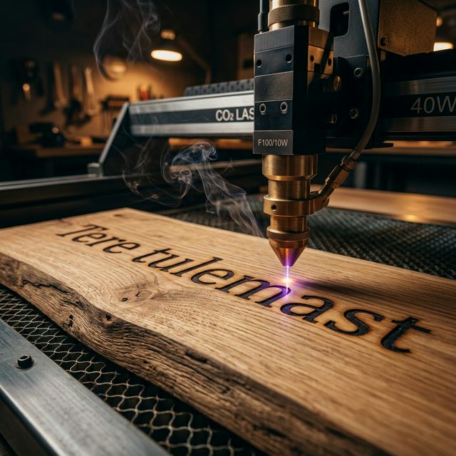 Laserlõikus masinaga